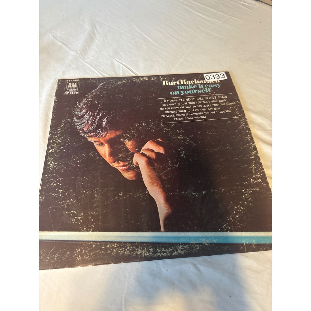 Burt Bacharach Make It Easy On Yourself Vinyl LP 12" Black Good A&M SP 4188 Pop